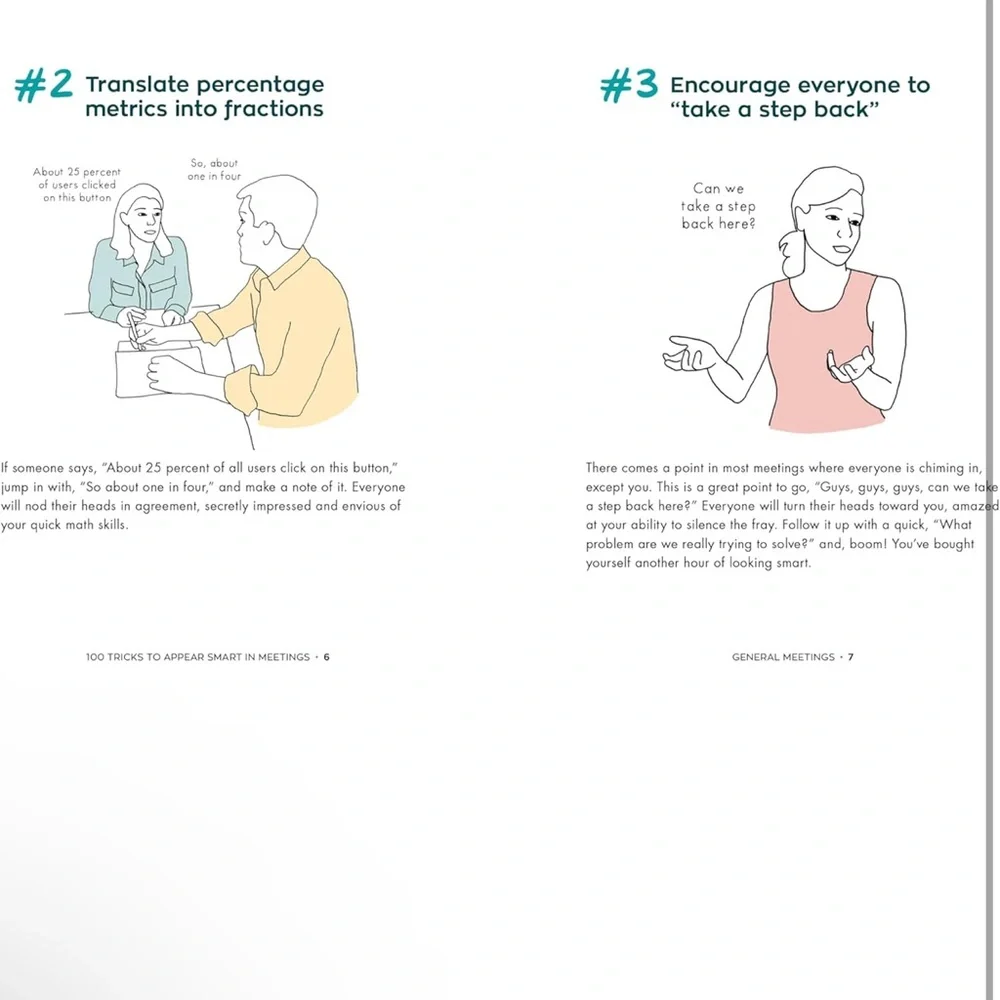3/$15 100 Tricks to Appear Smart in Meetings: How to Get By Without Even Trying
